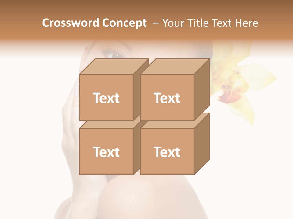 Clear Freshness Portrait PowerPoint Template