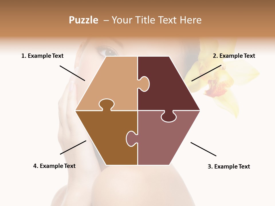 Clear Freshness Portrait PowerPoint Template