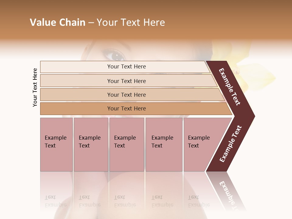 Clear Freshness Portrait PowerPoint Template