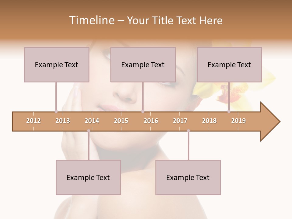 Clear Freshness Portrait PowerPoint Template
