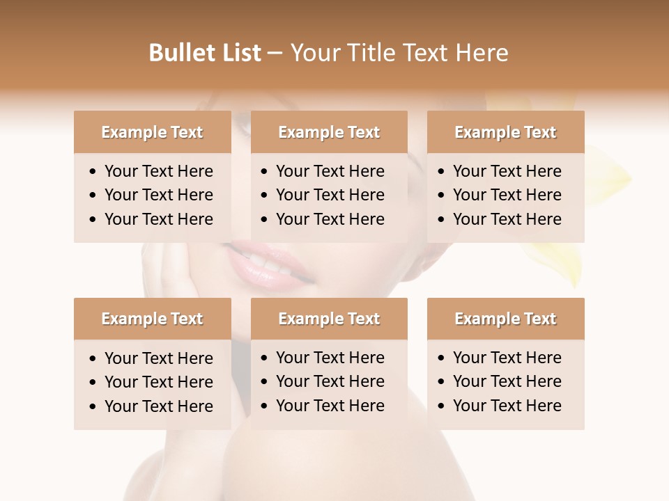 Clear Freshness Portrait PowerPoint Template