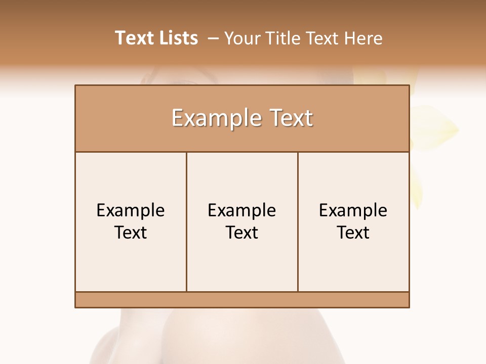 Clear Freshness Portrait PowerPoint Template
