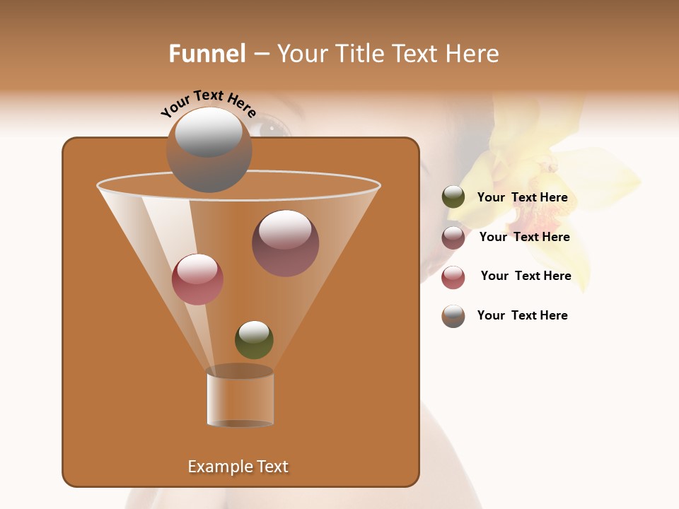 Clear Freshness Portrait PowerPoint Template