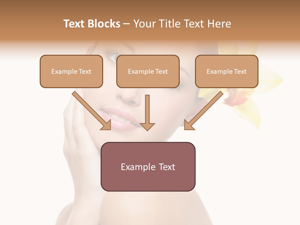 Clear Freshness Portrait PowerPoint Template