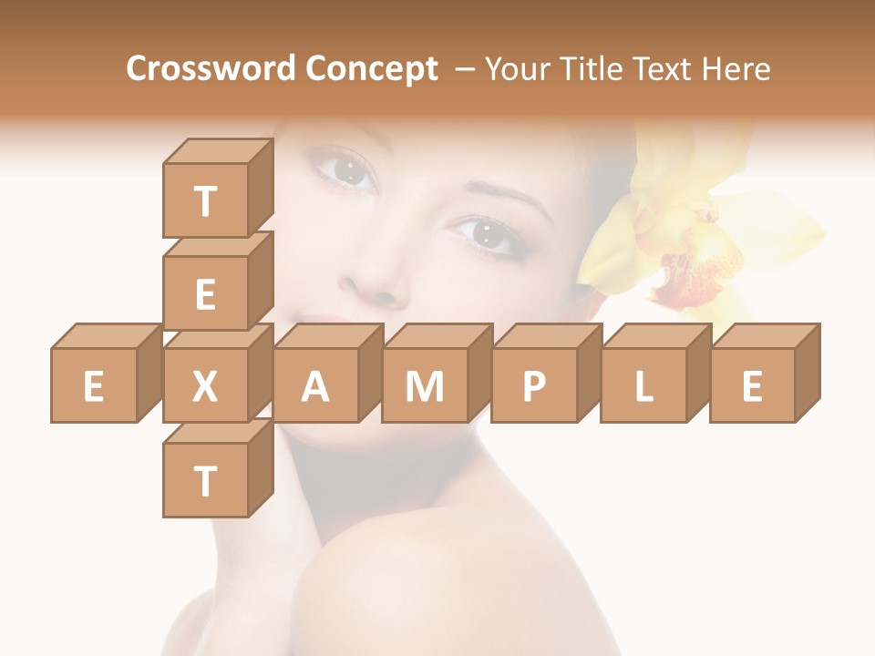 Clear Freshness Portrait PowerPoint Template