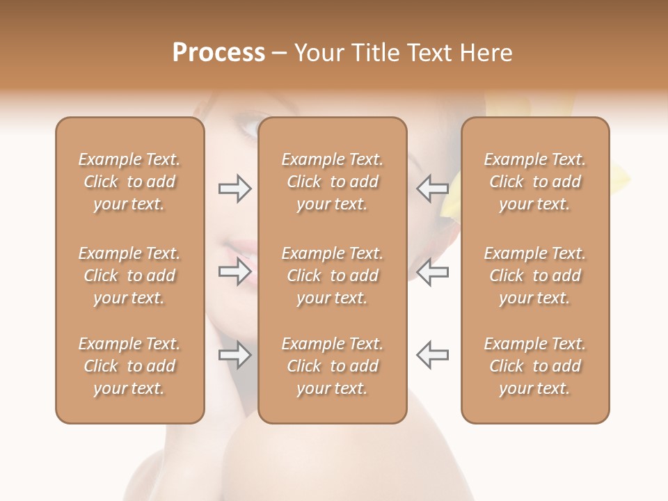 Clear Freshness Portrait PowerPoint Template