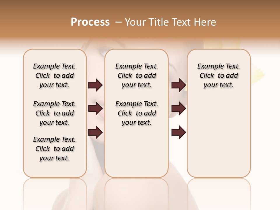 Clear Freshness Portrait PowerPoint Template