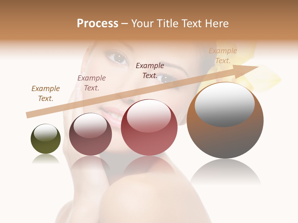 Clear Freshness Portrait PowerPoint Template