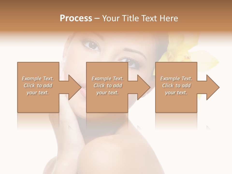 Clear Freshness Portrait PowerPoint Template