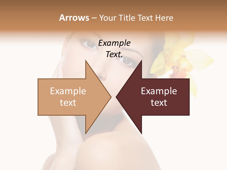 Clear Freshness Portrait PowerPoint Template