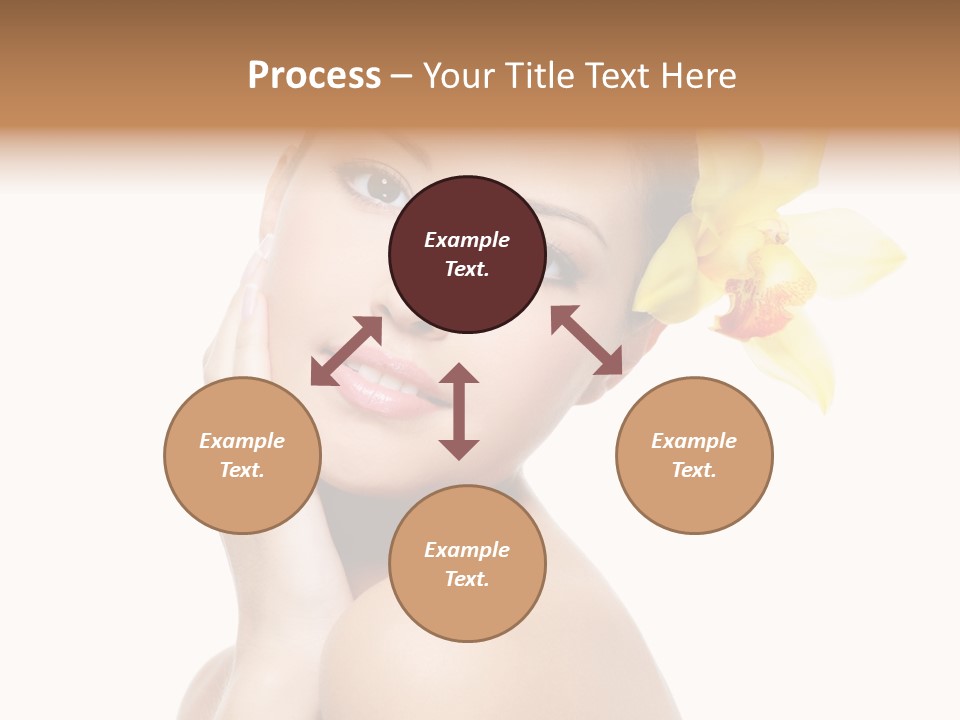 Clear Freshness Portrait PowerPoint Template