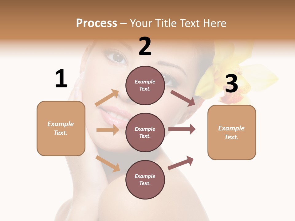 Clear Freshness Portrait PowerPoint Template