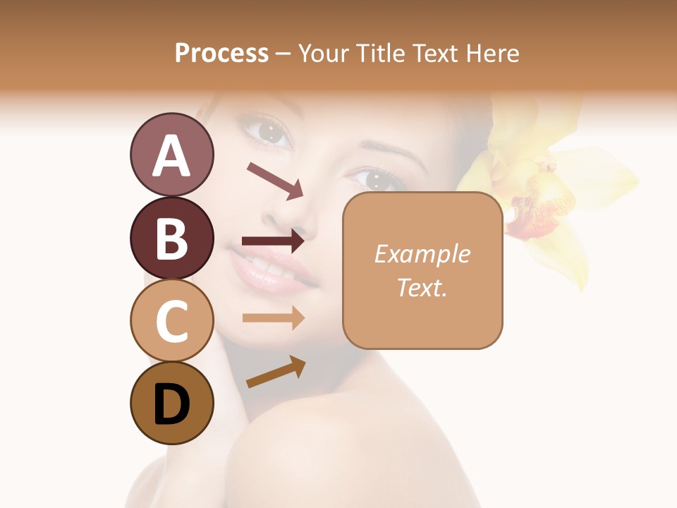 Clear Freshness Portrait PowerPoint Template