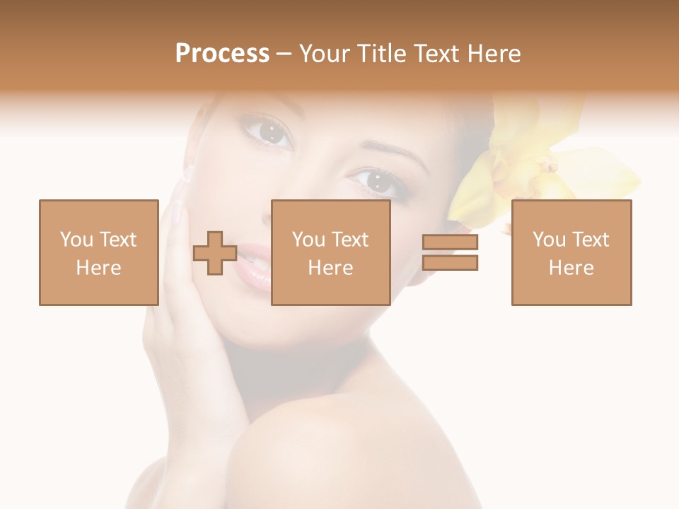 Clear Freshness Portrait PowerPoint Template