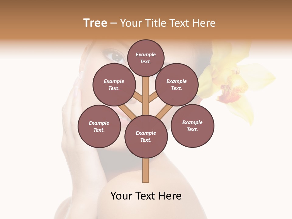 Clear Freshness Portrait PowerPoint Template