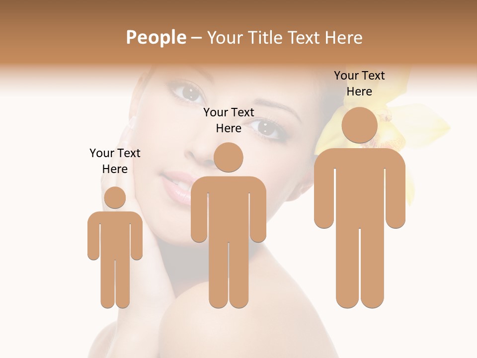 Clear Freshness Portrait PowerPoint Template