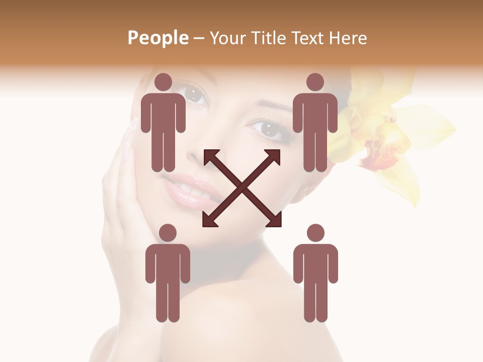 Clear Freshness Portrait PowerPoint Template