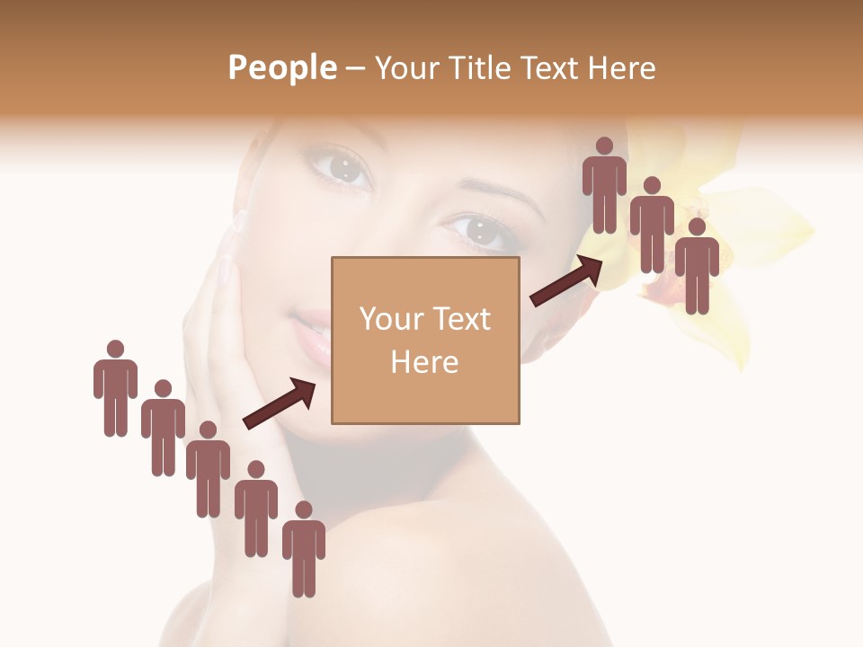 Clear Freshness Portrait PowerPoint Template