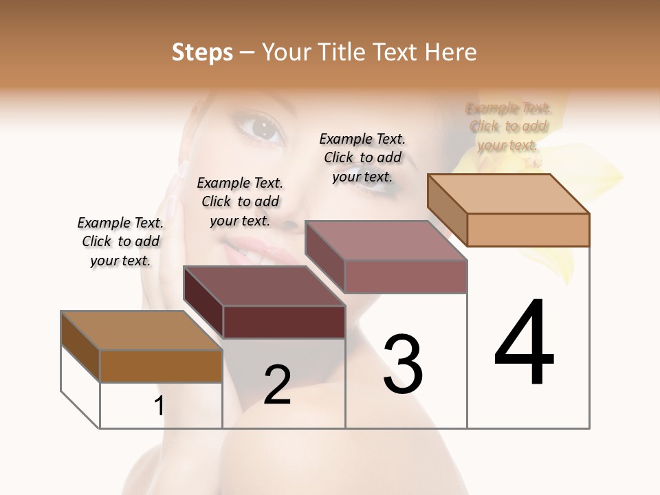 Clear Freshness Portrait PowerPoint Template