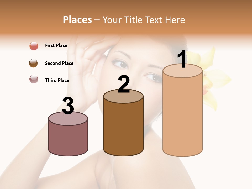 Wellness Bloom Woman PowerPoint Template