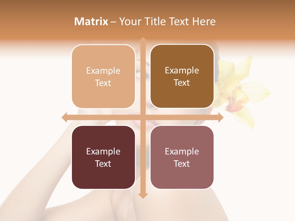 Wellness Bloom Woman PowerPoint Template