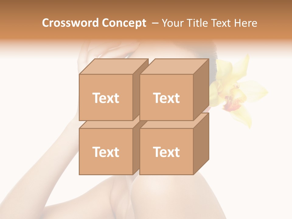 Wellness Bloom Woman PowerPoint Template