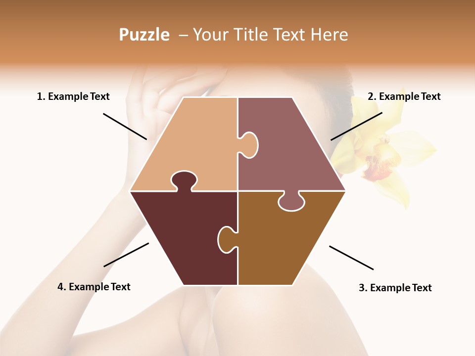 Wellness Bloom Woman PowerPoint Template