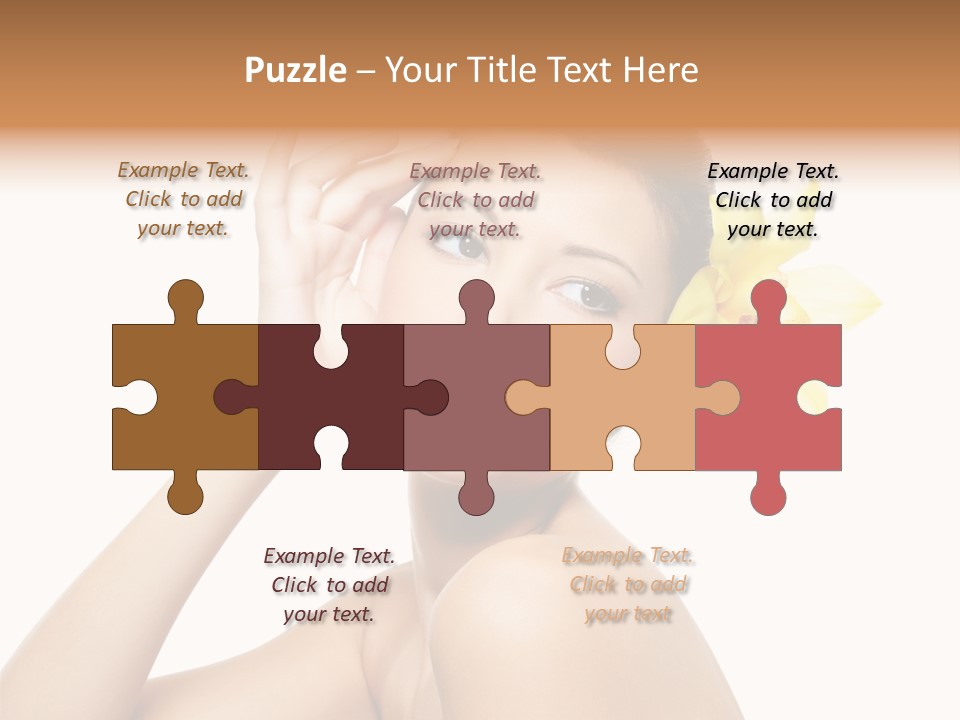 Wellness Bloom Woman PowerPoint Template