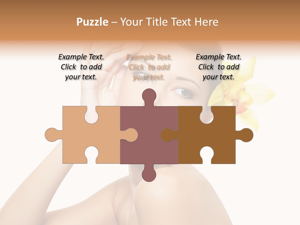 Wellness Bloom Woman PowerPoint Template