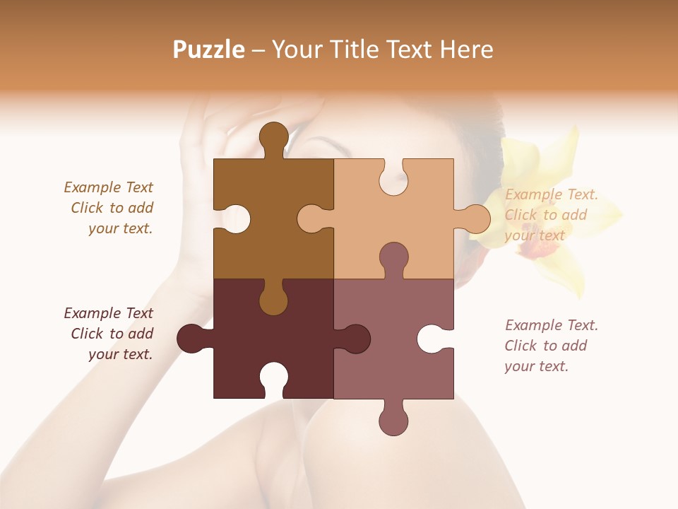 Wellness Bloom Woman PowerPoint Template