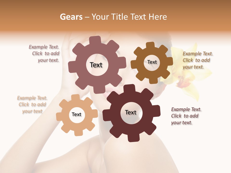 Wellness Bloom Woman PowerPoint Template