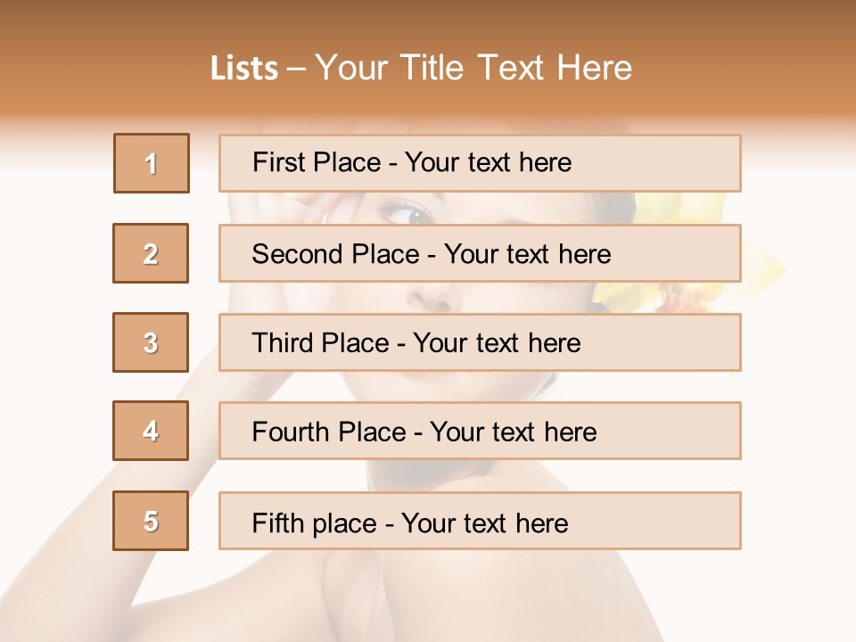 Wellness Bloom Woman PowerPoint Template