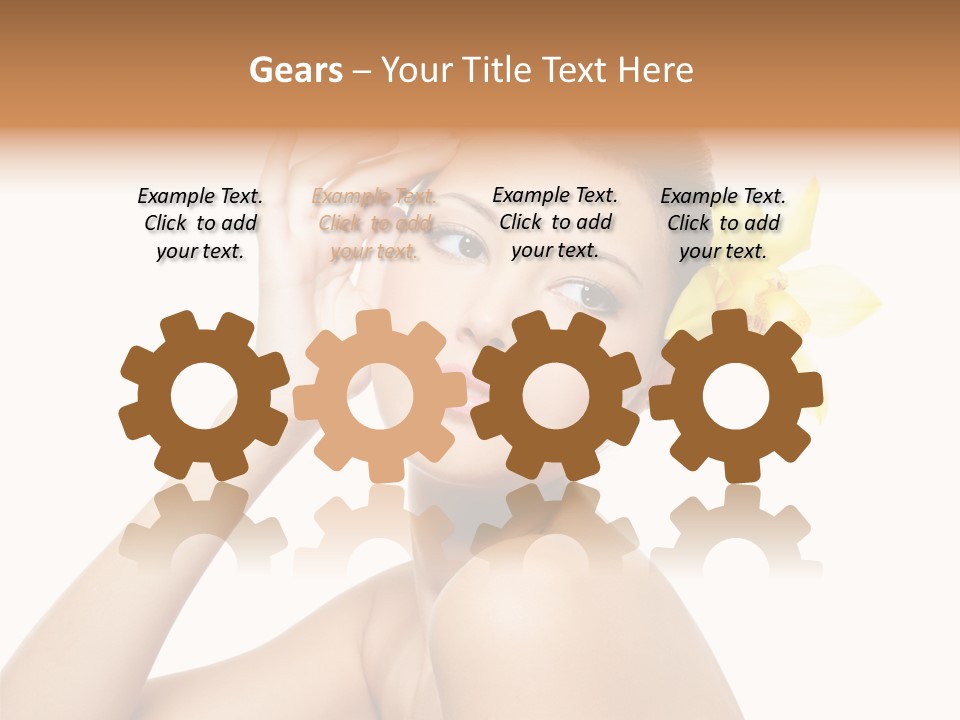 Wellness Bloom Woman PowerPoint Template