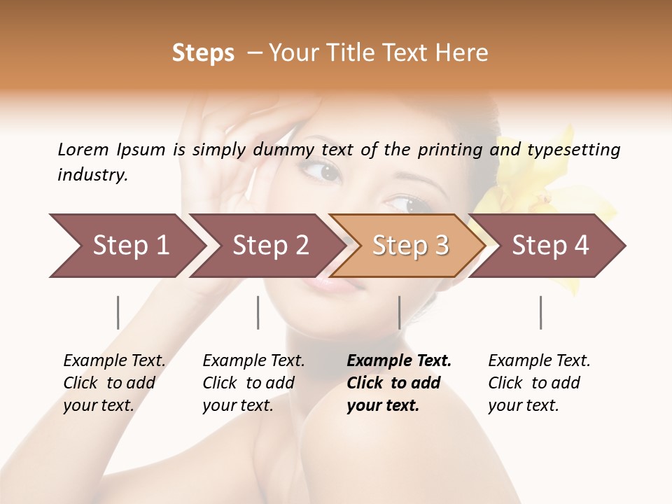 Wellness Bloom Woman PowerPoint Template