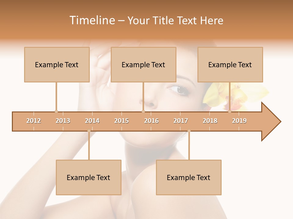 Wellness Bloom Woman PowerPoint Template