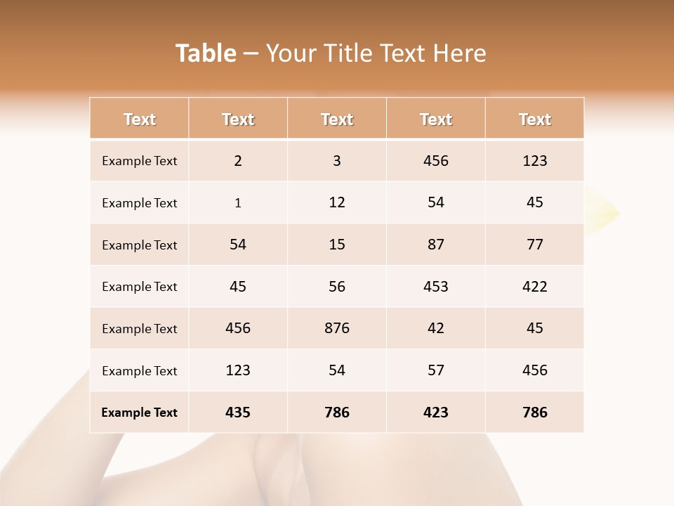 Wellness Bloom Woman PowerPoint Template