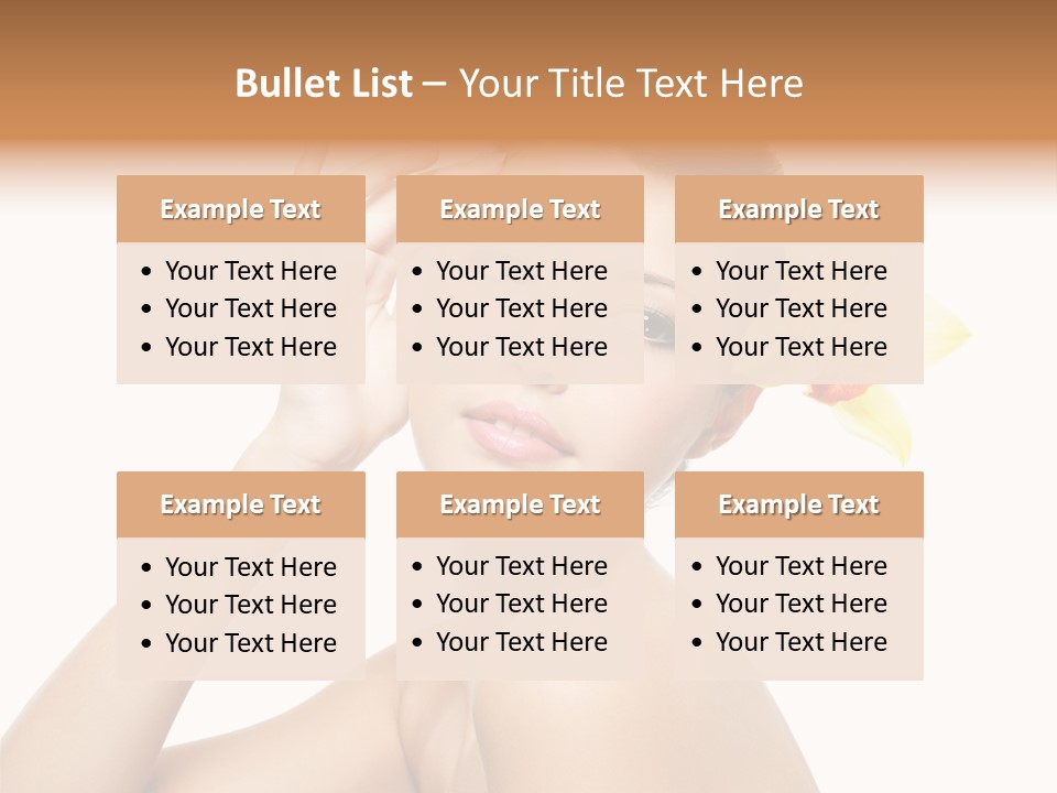 Wellness Bloom Woman PowerPoint Template