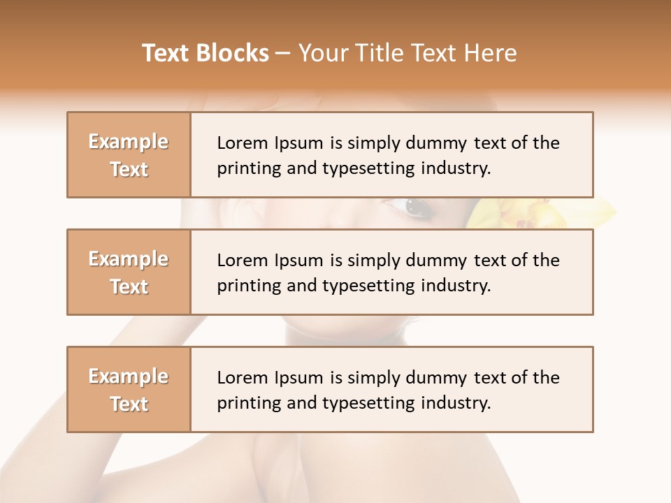 Wellness Bloom Woman PowerPoint Template