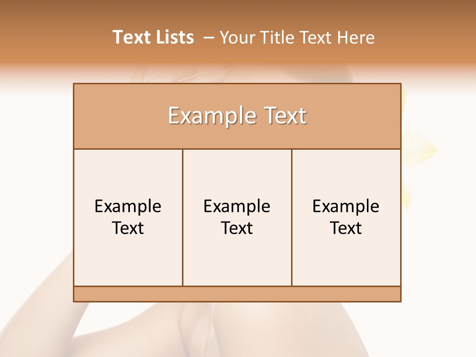 Wellness Bloom Woman PowerPoint Template