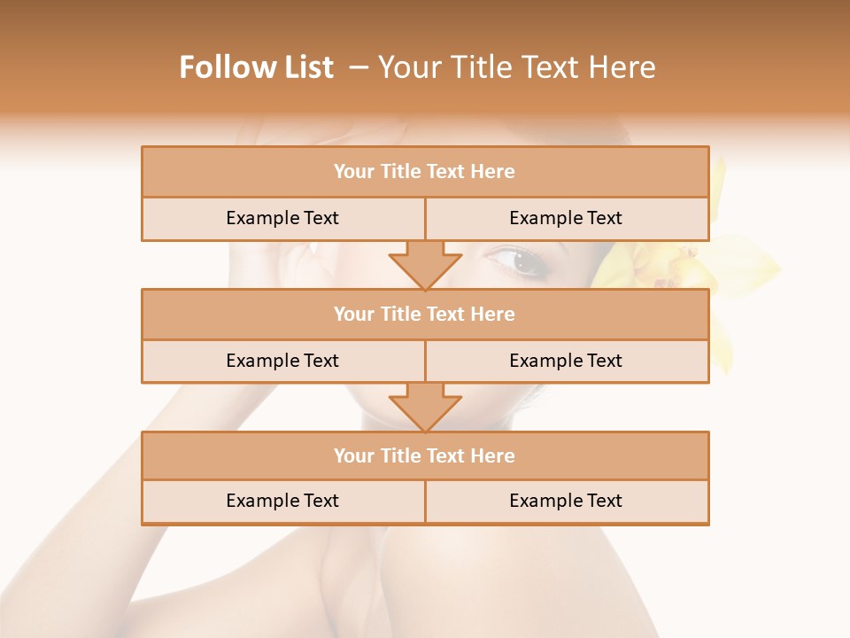 Wellness Bloom Woman PowerPoint Template