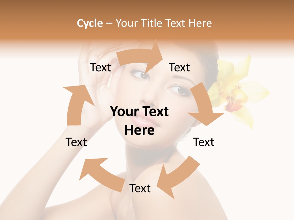 Wellness Bloom Woman PowerPoint Template