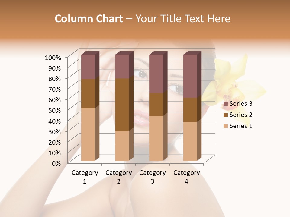 Wellness Bloom Woman PowerPoint Template