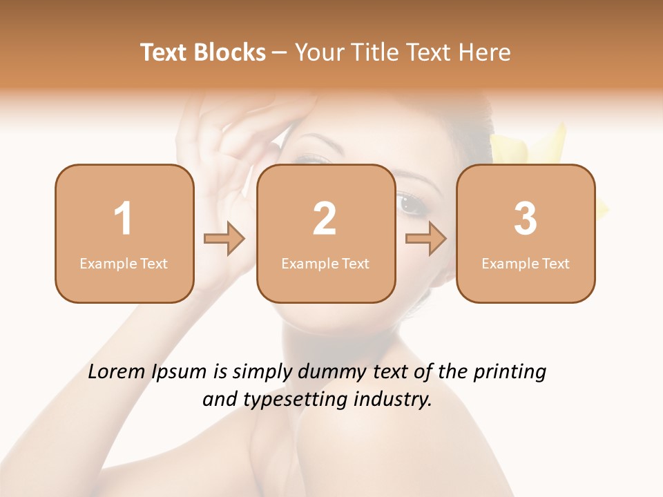 Wellness Bloom Woman PowerPoint Template
