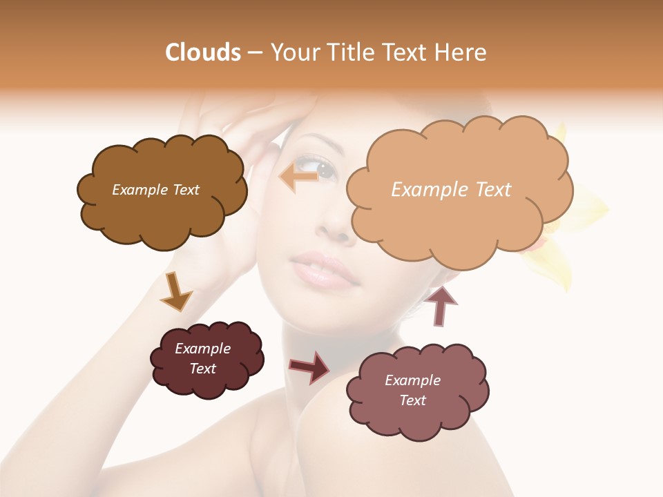 Wellness Bloom Woman PowerPoint Template