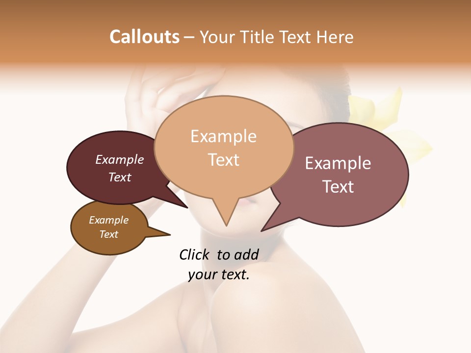 Wellness Bloom Woman PowerPoint Template