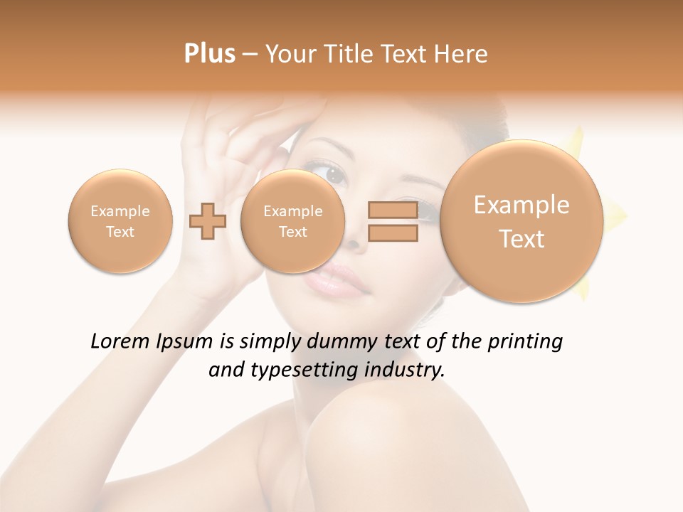 Wellness Bloom Woman PowerPoint Template