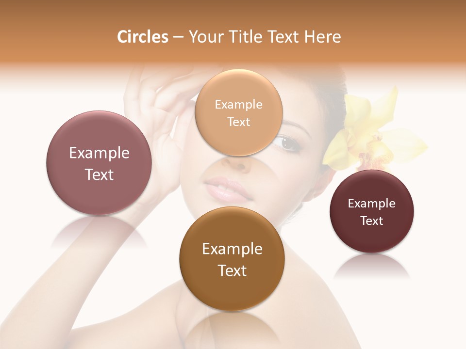 Wellness Bloom Woman PowerPoint Template