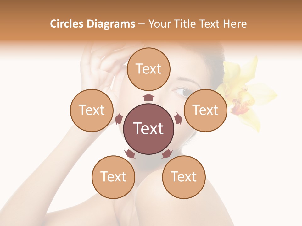 Wellness Bloom Woman PowerPoint Template