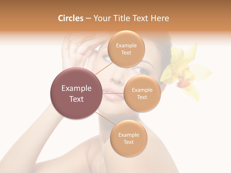 Wellness Bloom Woman PowerPoint Template