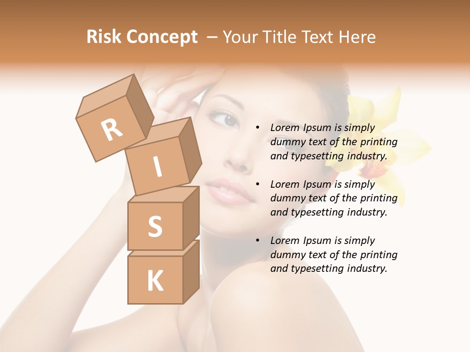 Wellness Bloom Woman PowerPoint Template